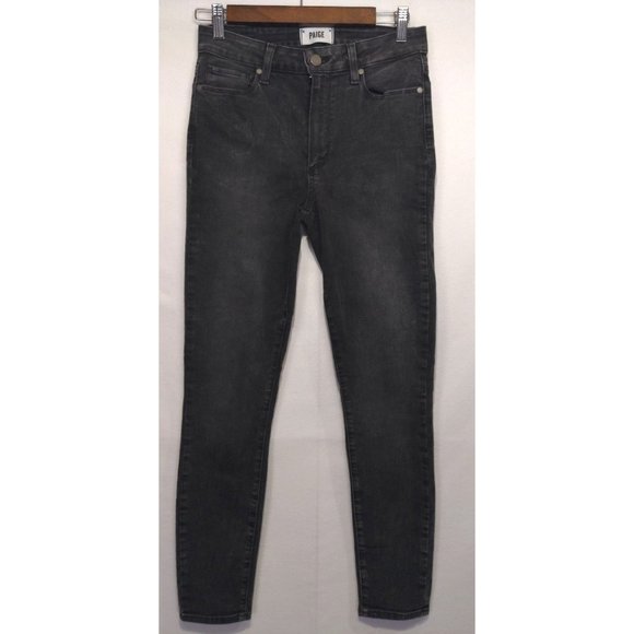 PAIGE Jeans Paige Womens Hoxton Ankle Jeans Vintage Blackwood